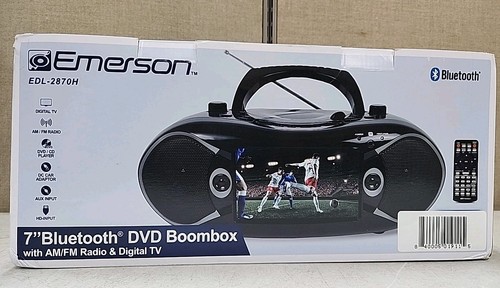 Nuovo emerson bluetooth dvd - nuovo, 7"